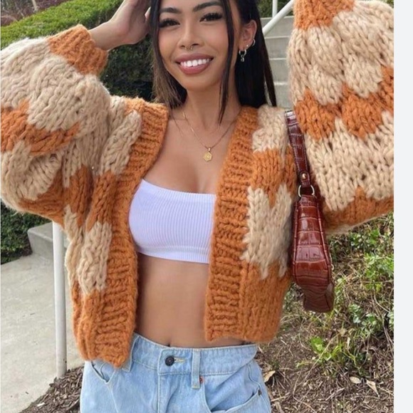 Beginning Boutique Wool Chunky Cardigan - Picture 2 of 9